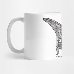 Treehopper with Common and Latin Names - super cute bug drawing Mug